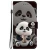 Handmade PU Leather Flip Case for Honor X6a Anti-Slip Shockproof Cover with Wrist Strap & Heart/Rose Cat Designs