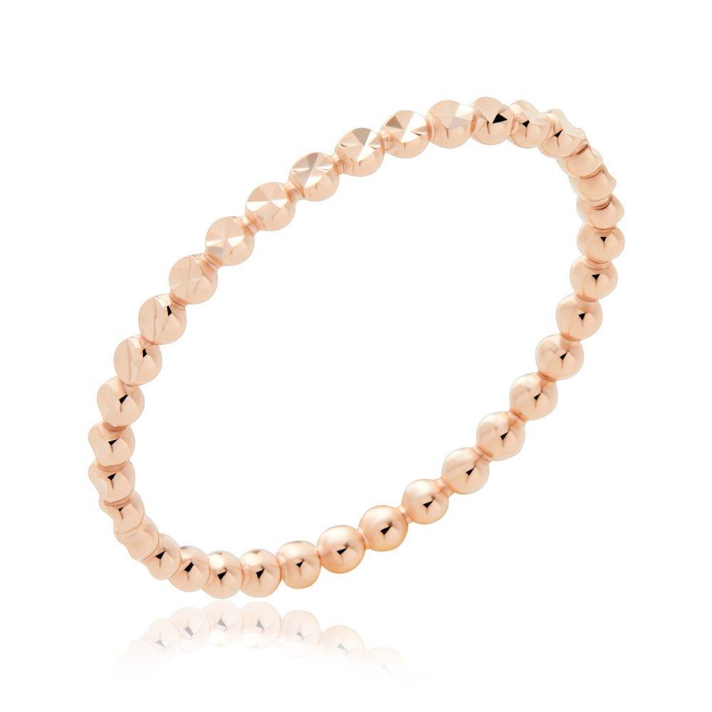 [Bnbgold] 14K 1.5mm Cut Ball Ball All Band Ring Npr36178