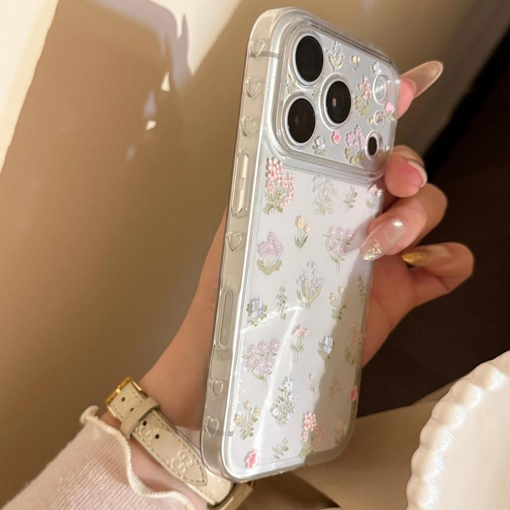 Θήκη Τηλεφώνου με Λουλούδια για iPhone 16, iPhone 17 και iPhone 17 Pro Max