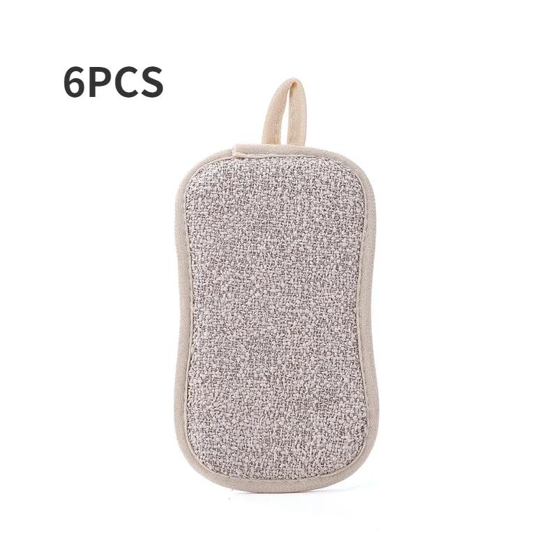 Double Sided Kitchen Cleaning Sponge Kitchen Cleaning Sponge Scrubber Sponges for Dishwashing Bathroom Clean Accessorie
