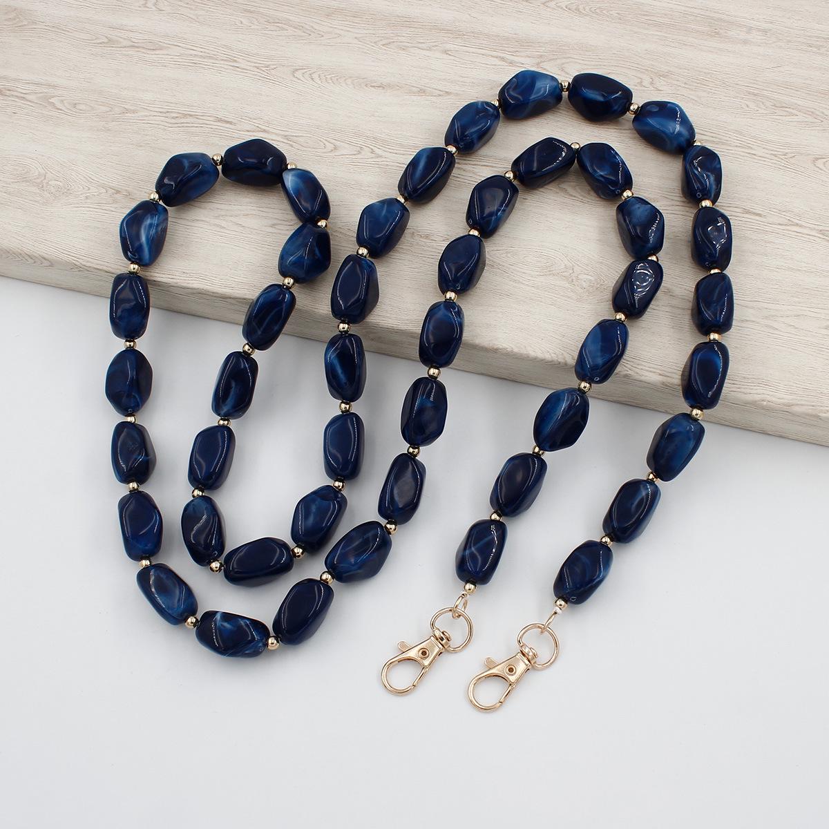 

Сделанная вручную нерегулярная акриловая сумка-цепочка с цветными блоками - DIY аксессуар