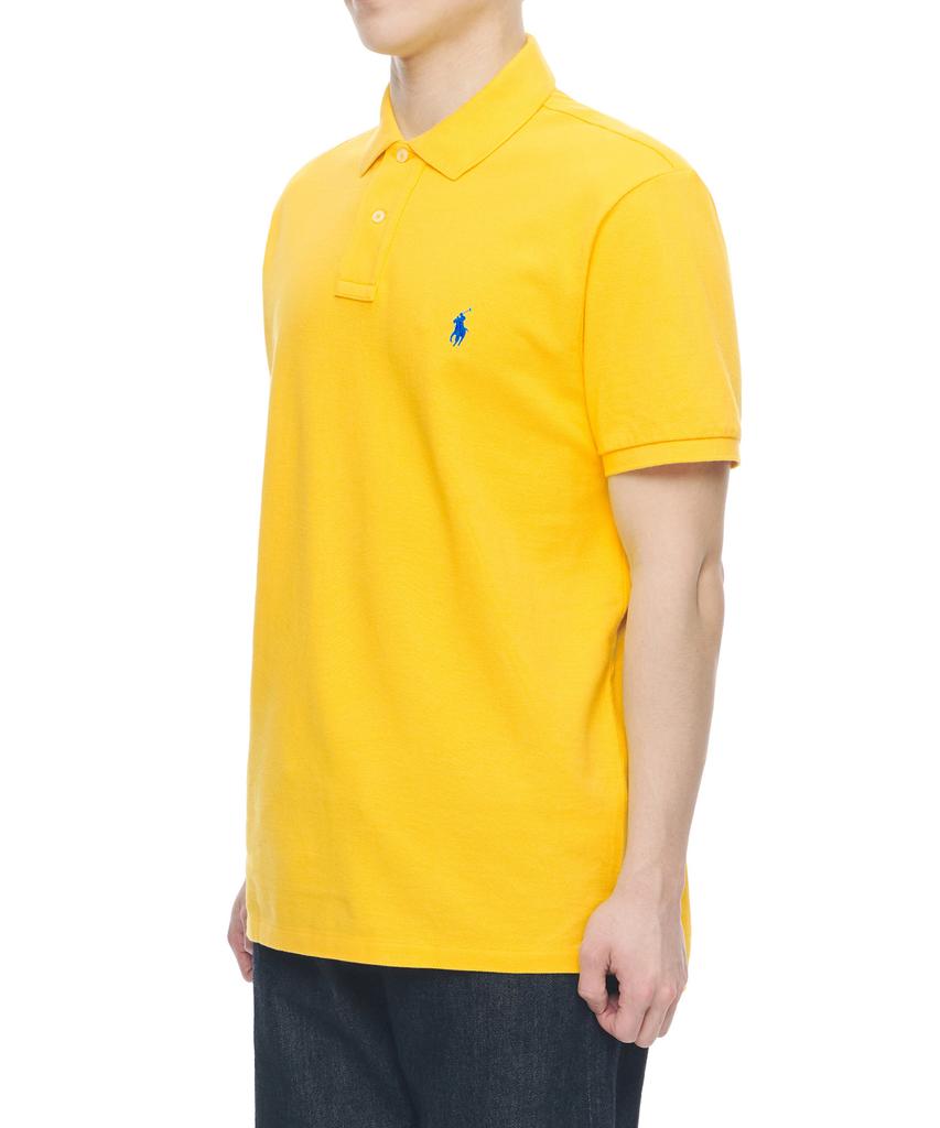 POLO RALPH LAUREN Custom Slim Fit Mesh Polo Shirt - Yellow