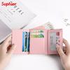2024 Cute Japanese & Korean Multifunctional Student Card Holder & Coin Purse - Stylish Ladies' Tri-Fold Wallet