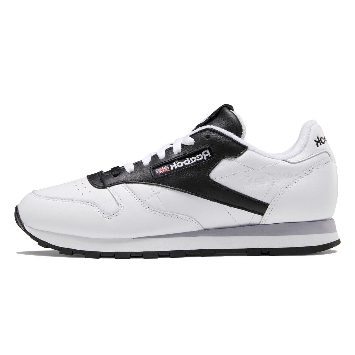 Reebok Classic Leather Black White Shoes/Sneakers