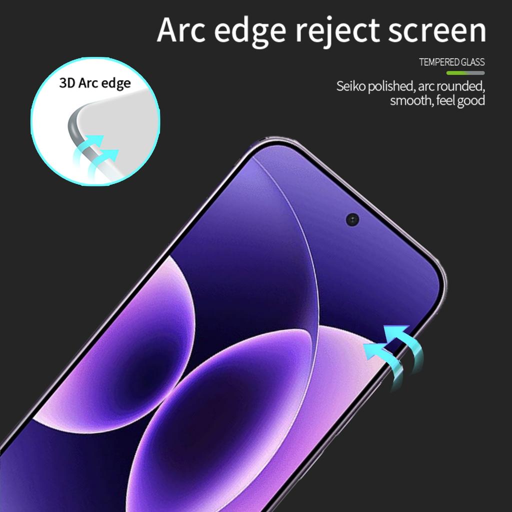 For Xiaomi 17 Pro Max Tempered Glass Film PINWUYO Explosion-proof 9H 3D Full Screen Protector