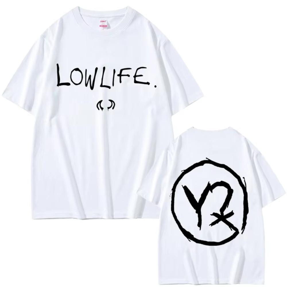 Yungblud Lowlife Album Logo 2025 T-shirts Men Women Fashion Rock Retro Short Sleeve Tshirt Men's Casual Cotton Oversized T Shirt