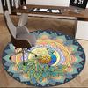 Colorful Peacock Office Carpet Chair Mats, Home Decor, Sofa Rug, Office Carpet Gift for All Rooms1118161a