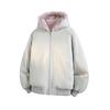 2026 Winter Sherpa Collar Parka Couples Warm Hooded Cotton Coat Trendy Jacket