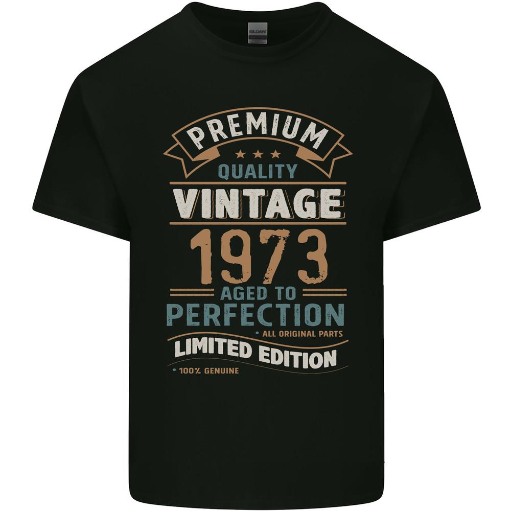 Premium Vintage 52nd Birthday 1973 Mens Light Cotton T-Shirt