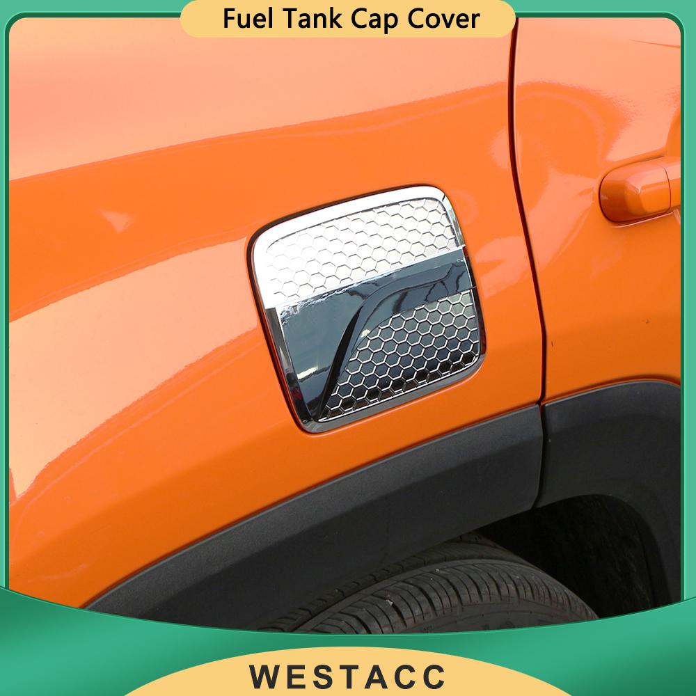 Car Fuel Tank Cap Cover Gas Tank Protective Trim Sticker for Jeep Renegade 2014 -  Car-Styling ABS Chrome