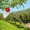 Fruit Picker Pole W/ Storage Bag Stainless Steel Apple Picker Pole Fruits Picker Tool High Tree Orchard Picking Tool Garden Tool