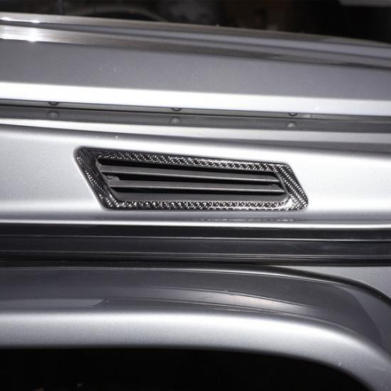 Carbon Fiber Side Fender Air Vent Outlet Trim Cover For Benz G Class 2007-2018
