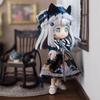 rakulifey Obitsu 11 Clothes, Dress with Hair Accessory, OB11 Size Outfit, Lolita Clothes, 11cm Obitsu Body Accessories, 2-Piece Set