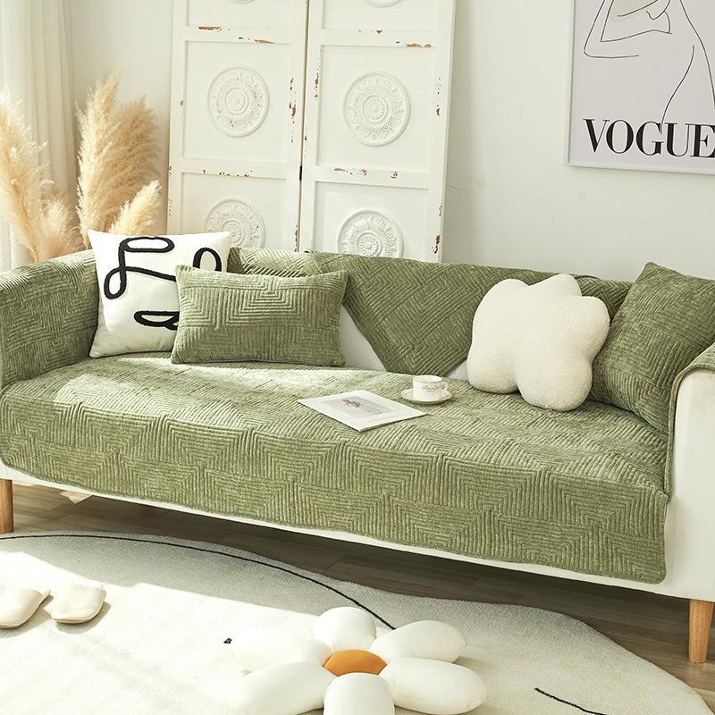 

Универсальная подушка для дивана Four Seasons, нескользящая, простой чехол для дивана, чехол для полотенца, подушка с полным покрытием, нескользящая, утолщенная гостиная 70*70cm