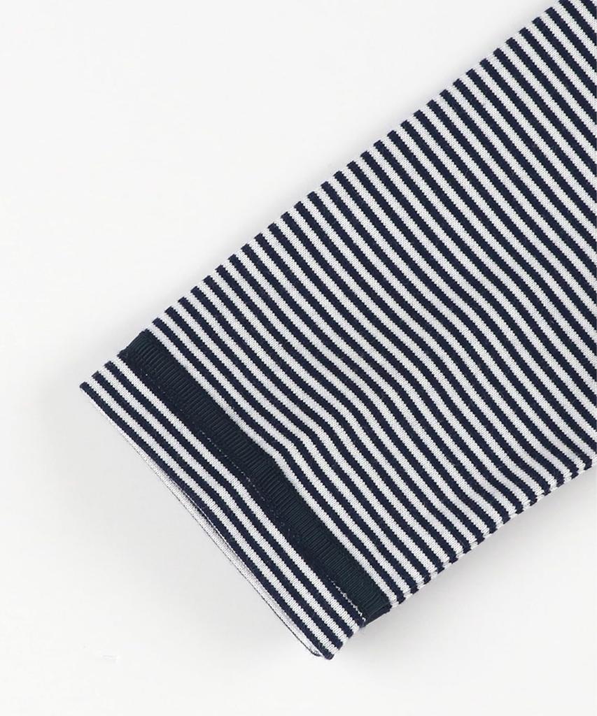 [Wacoal Baby] Baby-Strampler mit Lätzchen, 100% Baumwolle (Körper), Jersey-Stoff, Geschenk, Langarm, Vorne zu öffnen, BGU573 KO, 50-70