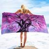 Plum Blossom Beach Towels,Oversized Travel Beach Towels Blanket Sand Free Quick Dry Absorbent Portable Pool Towels Bath Towel