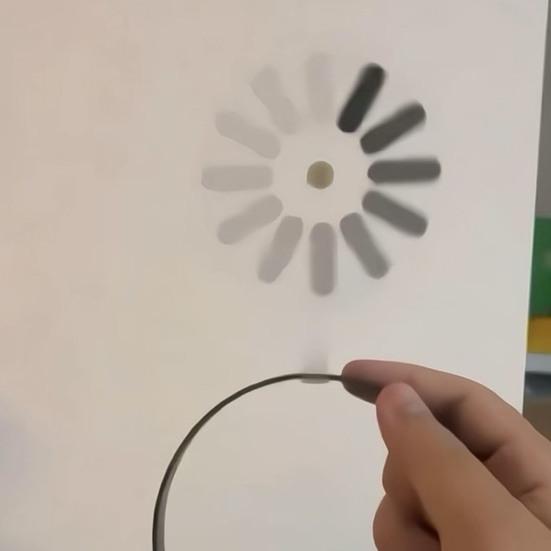 Unisex Hair Hoop Lightweight Easy to Wear Rotating Headband with Loading Symbol Design Hair Fixation Daily Decoration