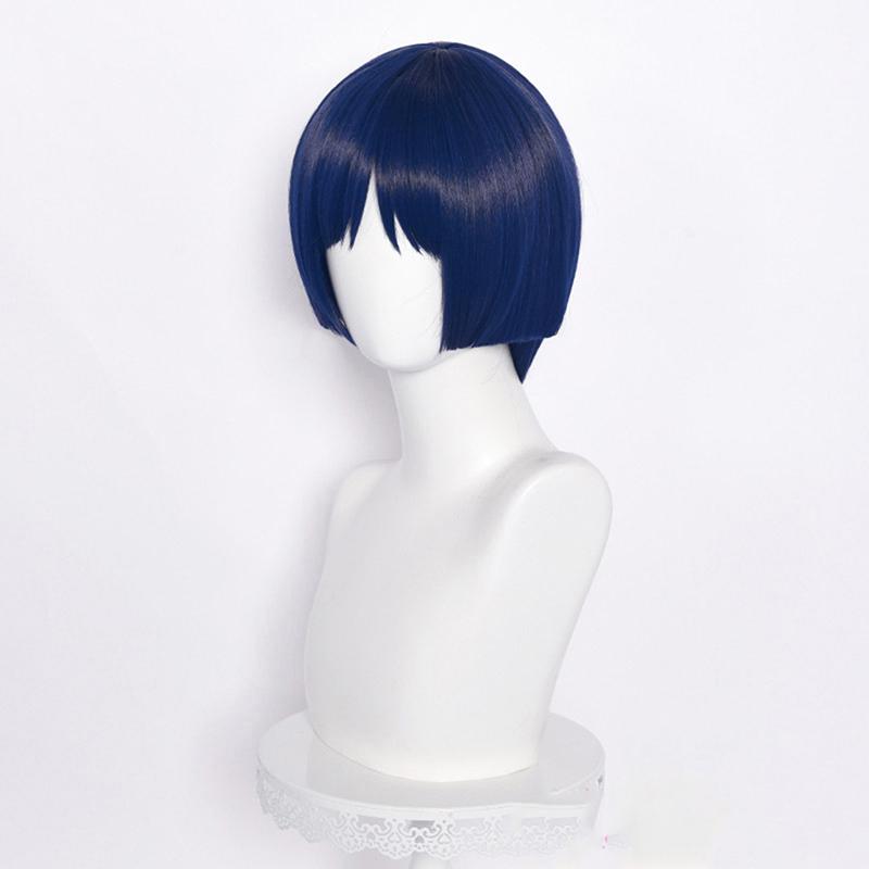 Genshin Impact Cosplay Scaramouche Wig Blue Wig Cosplay Anime Wigs Halloween Wig