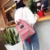 Women Mini Backpack Casual Travel School Bag Lightweight Daypack Small Shoulder Backpack with Front Pocket Tassel Pendant