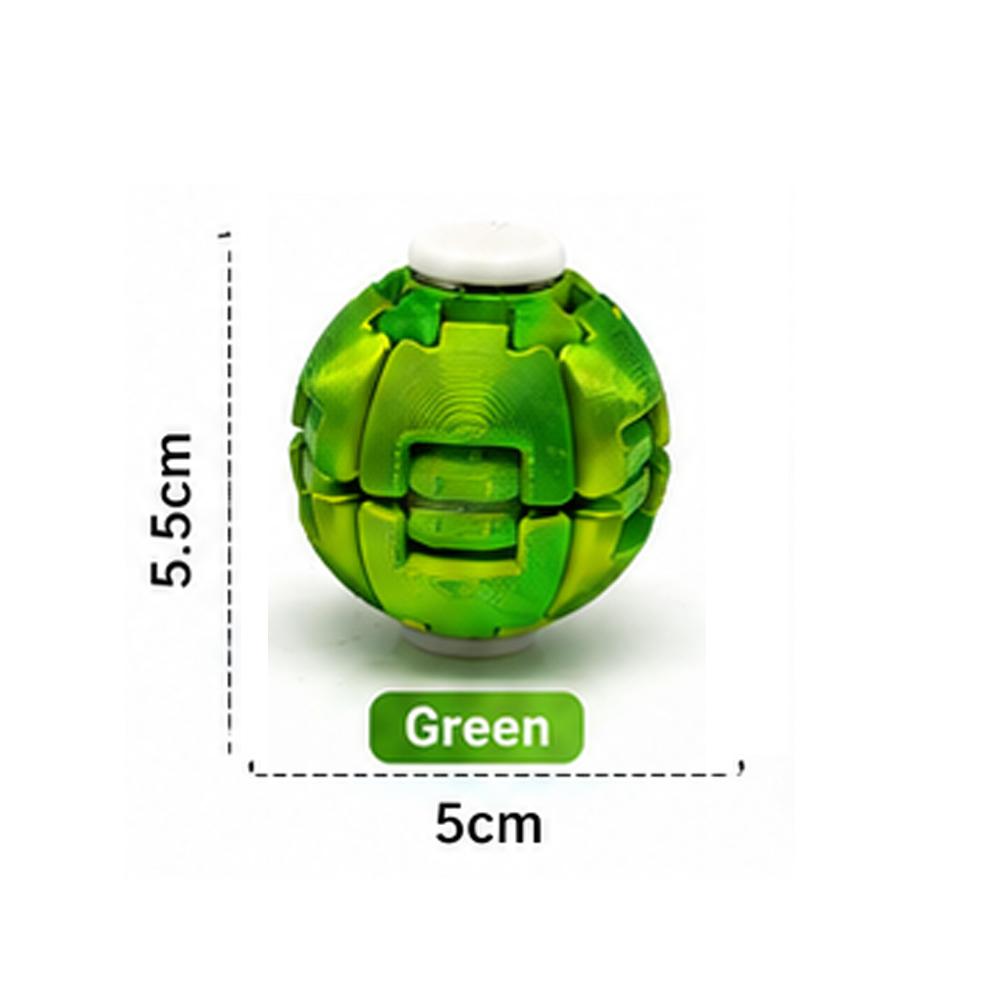 Smooth Spin Fidget Ball Magnetic Design 3D Printed Multi-Color Stress Relief For Adults Children Office Desk Toy