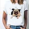 Women Tshirt Drink Coffee Cartoon Bear Print Harajuku Summer Tshirts Casual O-Neck Short Sleeve Tops Tee T Shirt Custom T-Shirt