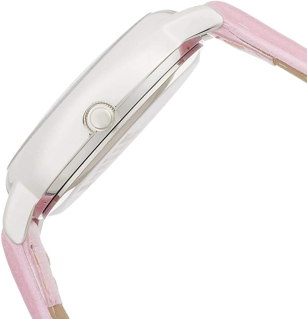 Citizen Pink Analog Hello Kitty Watch with Waterproof Leather Made In 0017N001 Q&Q Women's Strap, Japan,