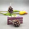 New Creative Christmas Pine Cone Styling Christmas Candle Christmas Party Cake Decoration Birthday Candle