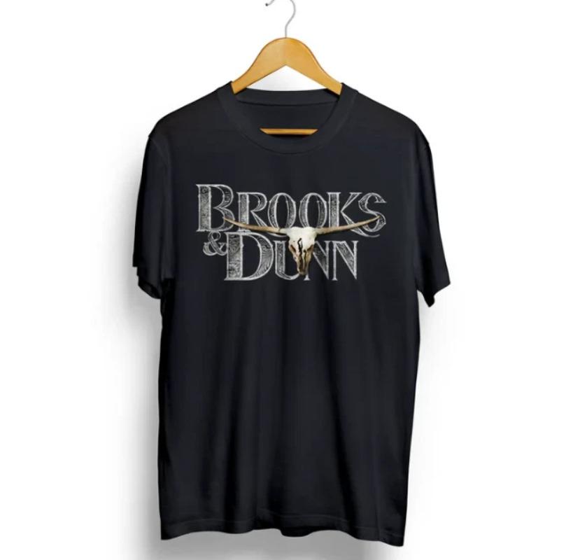 

Brooks&Dunn Logo T-shirt Retro T-shirt Retro Style Suitable for Fans, Unisex Style, Suitable for All Seasons - Men s Summer C... S разноцветный
