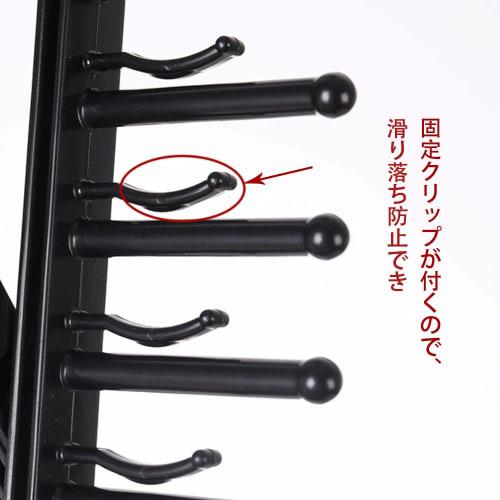 AnormalS Multi-functional Tie Hanger, Holds 20 Ties, Black (Pack of 2)
