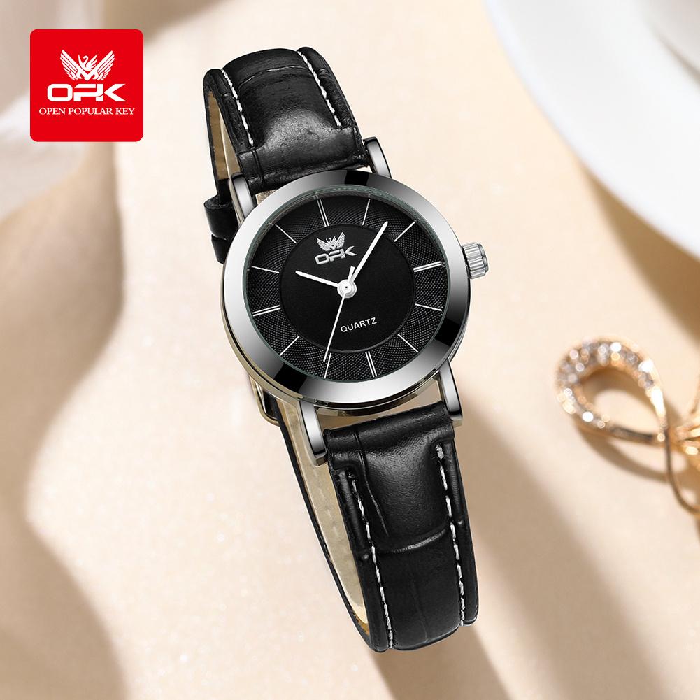 OPK Brand Women's Steel Belt Watch Simple and Fashionable Quartz Waterproof 6019