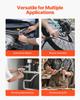 Socket Set, 76 Pieces, 9.5 Mm Drive Socket and Ratchet Set, SAE and Metric, Deep and Shallow, Mechanic Tool Kit with Accessories and Storage Case,