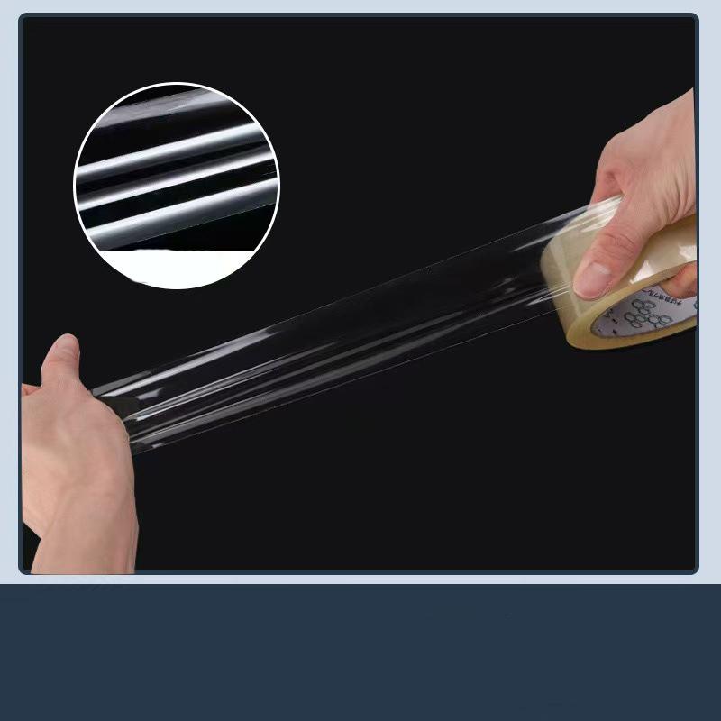 1 Roll of Transparent Tape of Plastic High Viscosity Sealing Tape Sealing Large Thickening and Widening Express Packaging Tape