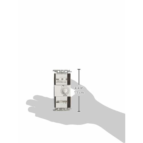 Panasonic Cosmo Series Wide 21 Embedded Electronic Bathroom Ventilation Switch Set White WTC53916W