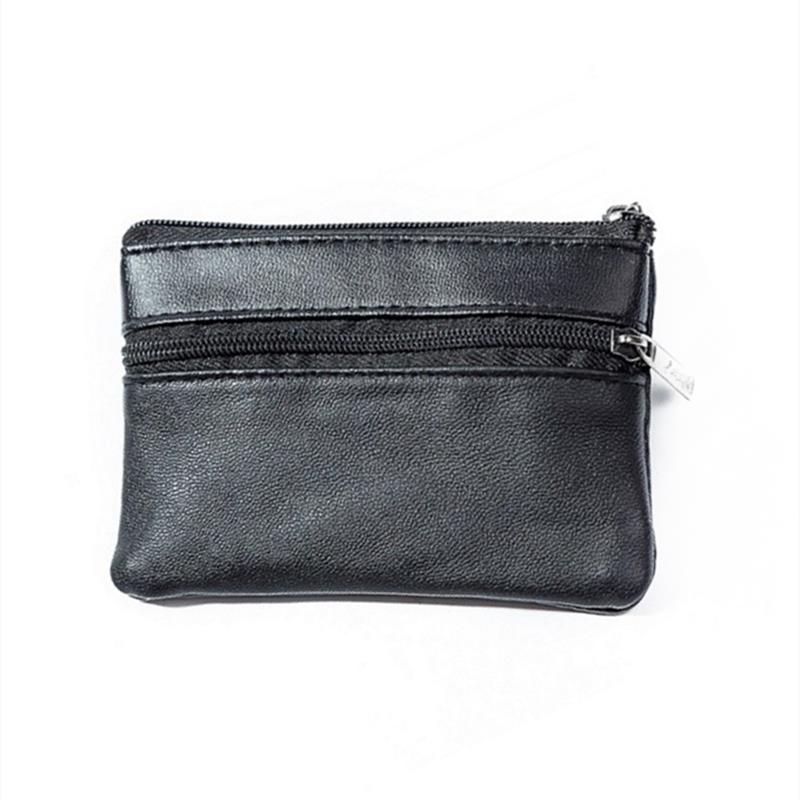 

Retro Coin Purse with Keychain for Men & Women Zipper Coin Wallet Vintage Key Holder Mini Bag