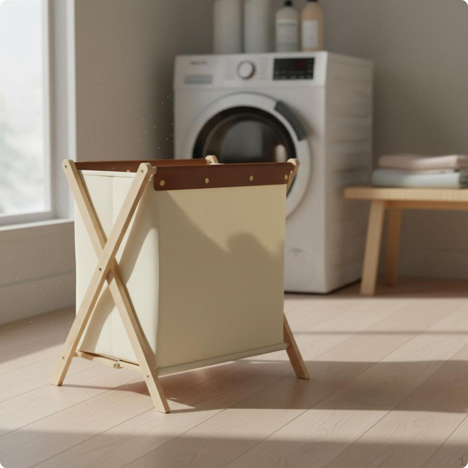 Foldable Clothes Basket Versatile Laundry Hamper SpaceSaving for Bedroom, Nursery