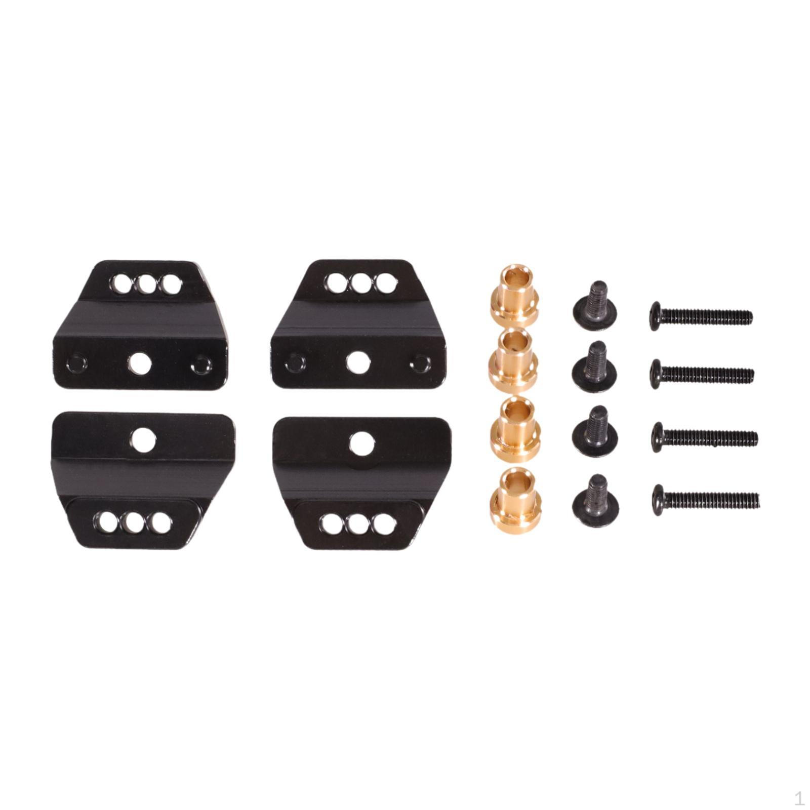 

1/12 RC Accessories Body Mounts for Front And Rear MN82 MN78 чорний