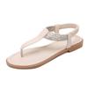 Fashion European And American Summer Sandals Comfortable Breathable And Fashionable Commuting Casual Flat Shoes One-Liner Elastic Band