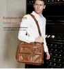 Men's 15.6" Genuine Leather Briefcase - Business Computer Shoulder Bag