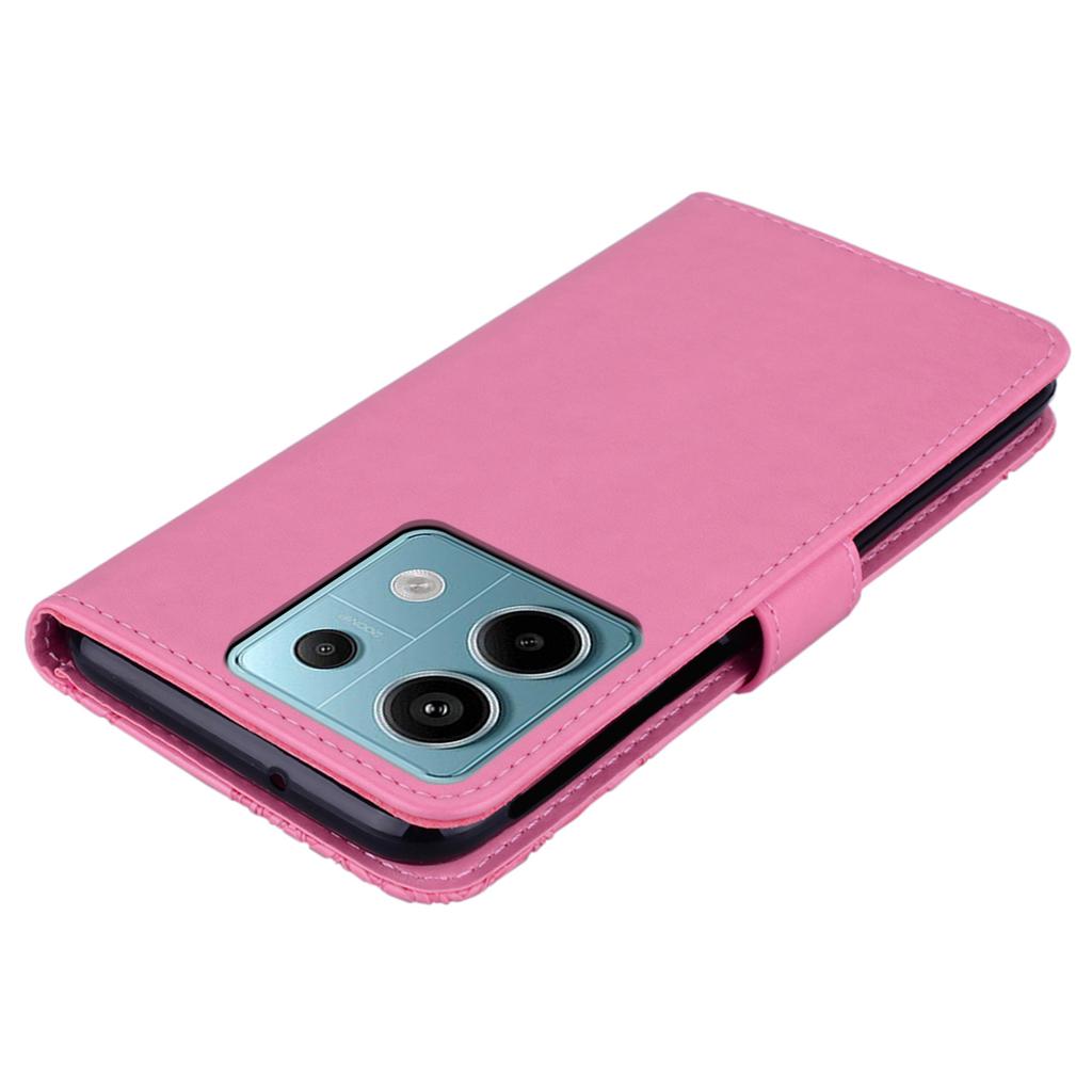 For Xiaomi Redmi Note 13 5G Leather Phone Case Flip Wallet Cover Shiny Rhinestone