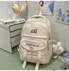 Schoolbag Japanese ins new high-value fresh and sweet backpack junior high school students lightweight travel large-capacity backpack