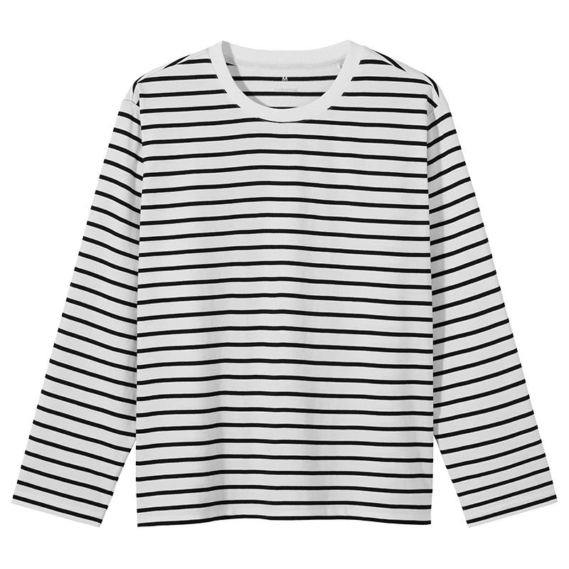 Hotwind Women s Striped Long-Sleeve T-Shirt L