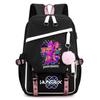 Sac à dos grande capacité imprimé Chasseurs de Démons Anime Kpop pour Adolescent Étudiant Fille Garçon Retour à l'École Sac à Livres Cadeau Enfant Femmes Sac de Voyage Imperméable