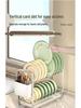 Compact Double-Layer Stainless Steel Dish Rack for Kitchen Countertop