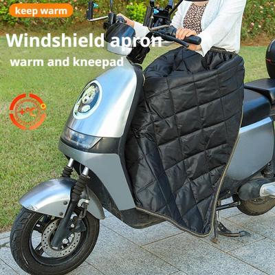Motorcycle Winter Leg Cover Motorcycle Knee Blanket Leg Apron Winter Thickened Protector Fleece Quilt Covers Windproof Elec O0W6