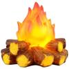 A60ZLED Simulated Firewood Flame Lamp Outdoor Camping Decor Ornaments Artificial Campfire Lamp LED Night Light Decor Outdoormay