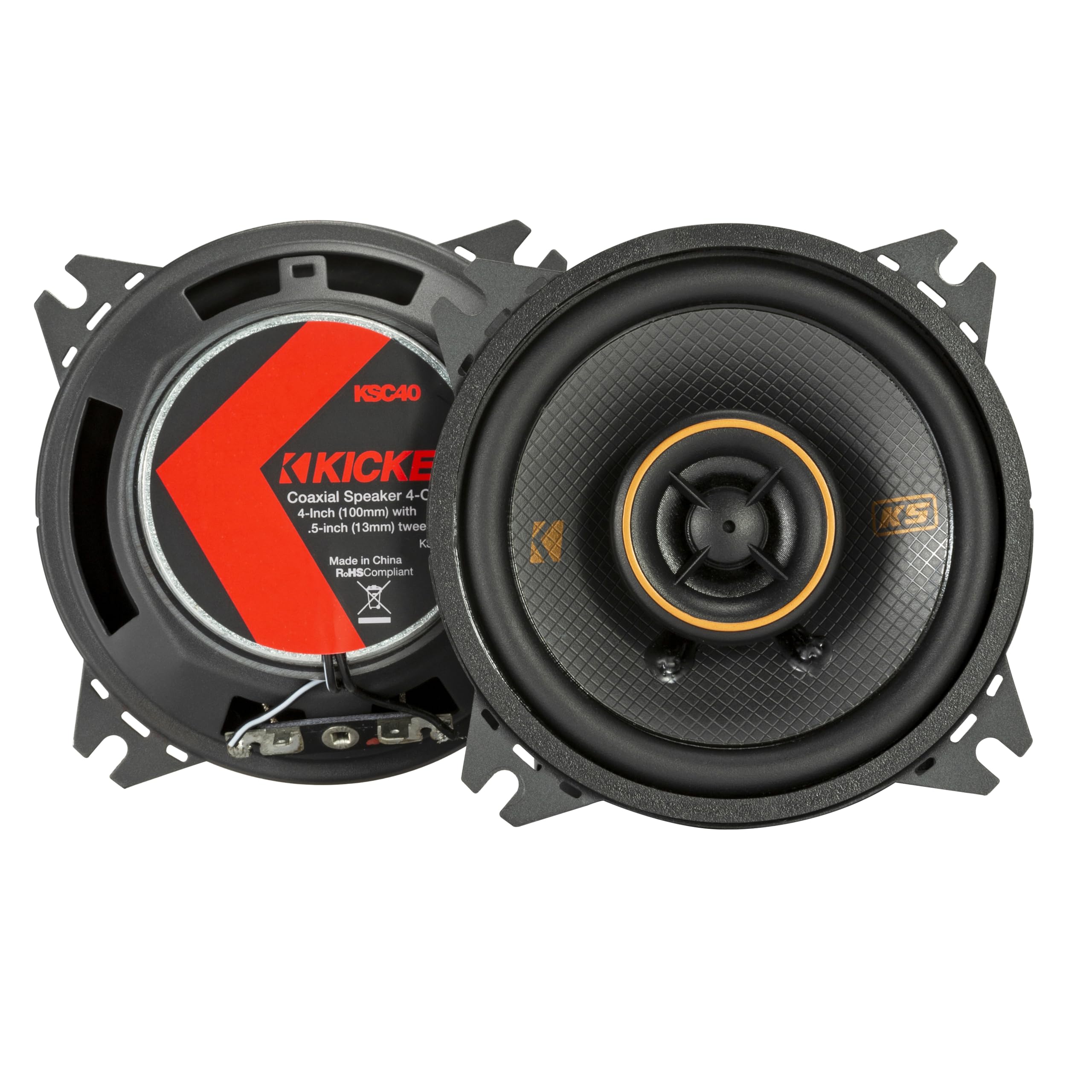 

KICKER 51KSC series coaxial speaker (51KSC404).