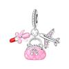 Summer Travel Cocktail Style Beaded Bracelet DIY Jewelry Accessories For Women Charm Pendant