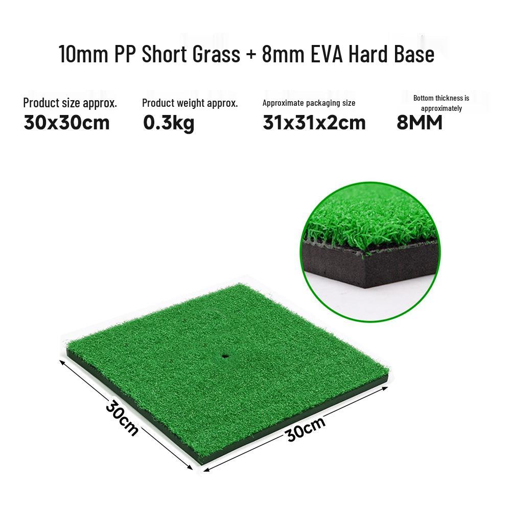 Portable Golf Practice Set: Indoor/Outdoor Swing Trainer & Chipping Net with Three Grass Hitting Mat