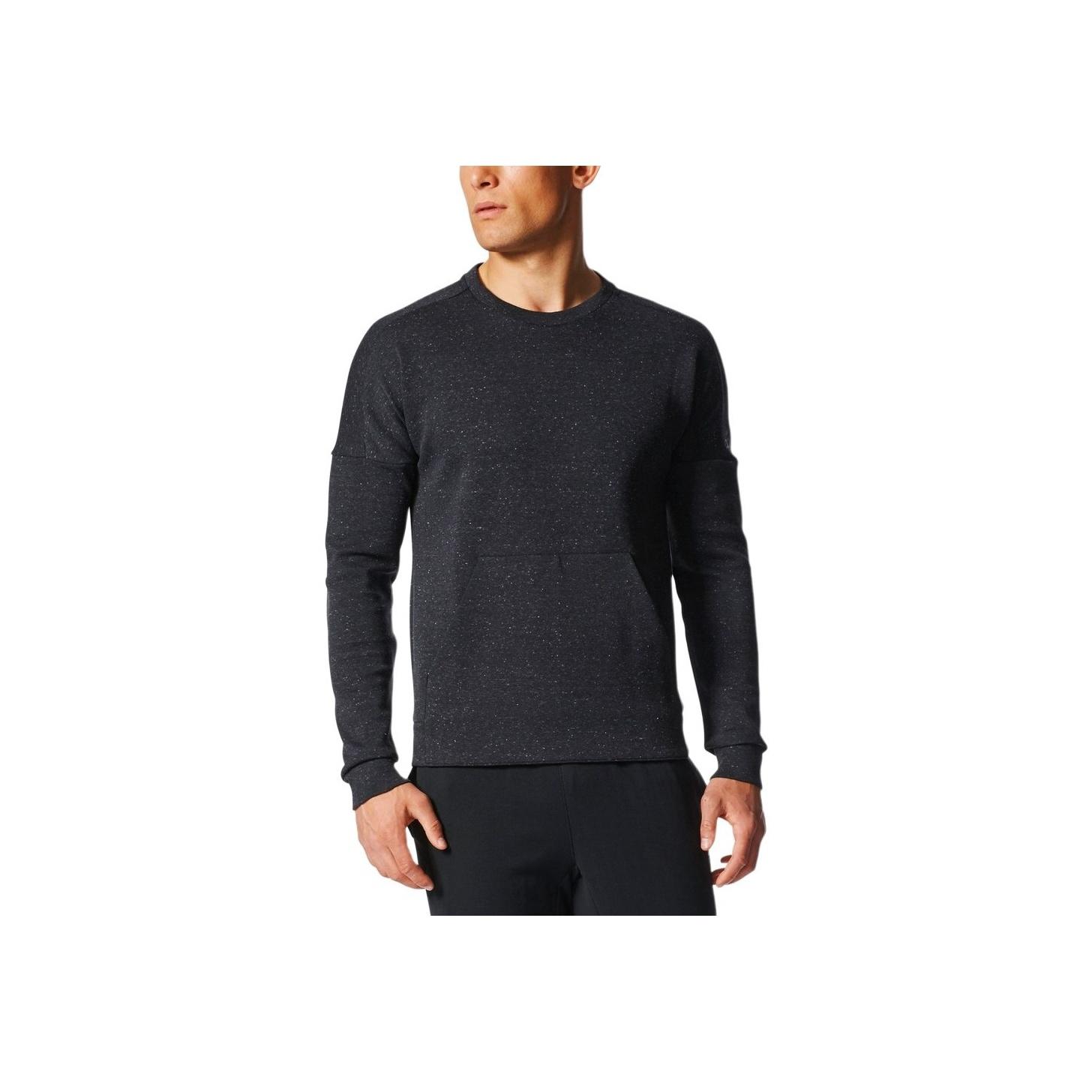 

Adidas Comfortable Soft Round Neck Pullover Long Sleeve Sweatshirt Men Sweatshirt Black BR5357 S