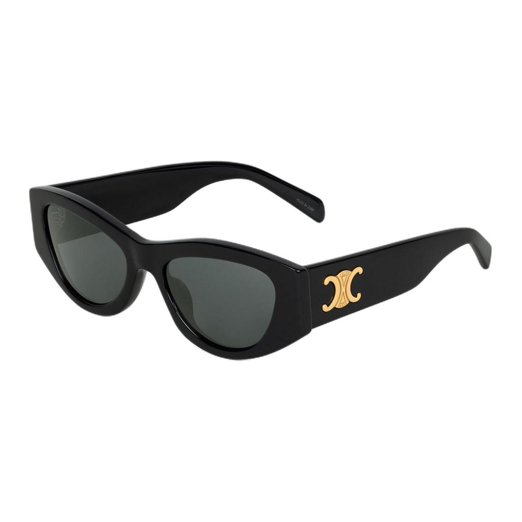 Celine Logo Cat Eye Sonnenbrille Unisex Sonnenbrille Schwarz 4S308CPLB-38NO